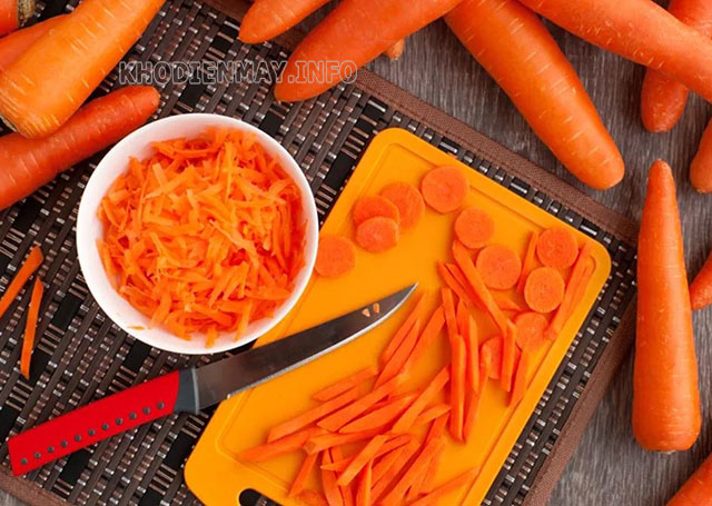 Cà rốt cũng là loại rau củ tốt cho hệ tiêu hoá